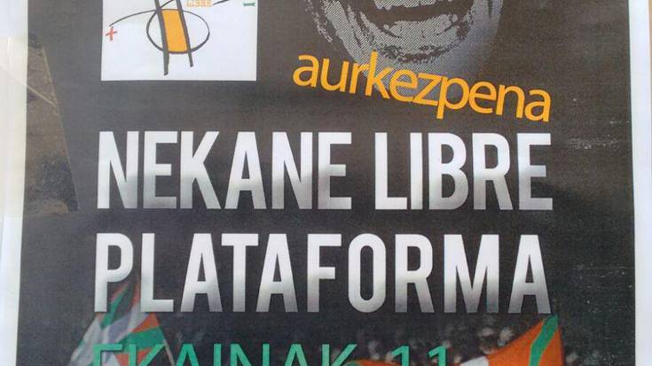 Nekane Txapartegiren aldeko plataformaren aurkezpena